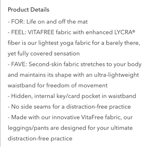 Athleta Transcend 7/8 Leggings - Picture 4 of 5